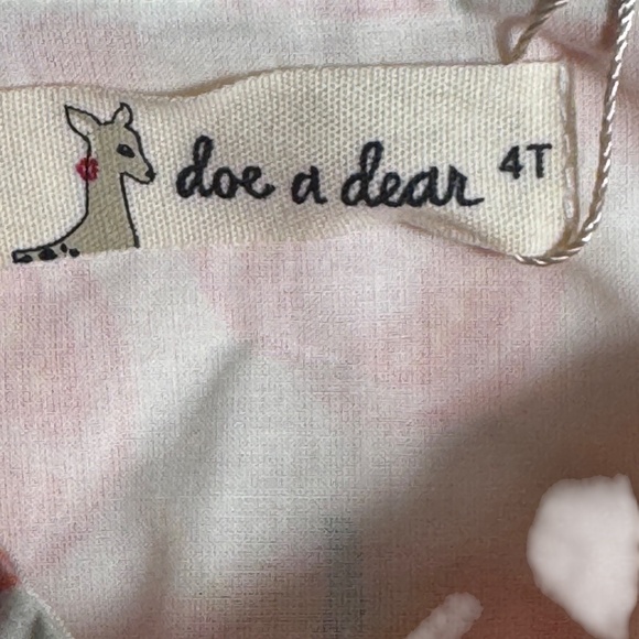 TRENDY NWT Doe a Deer Tomato Girl Aesthetic Two Piece Summer Outfit Size 4T - Picture 3 of 3